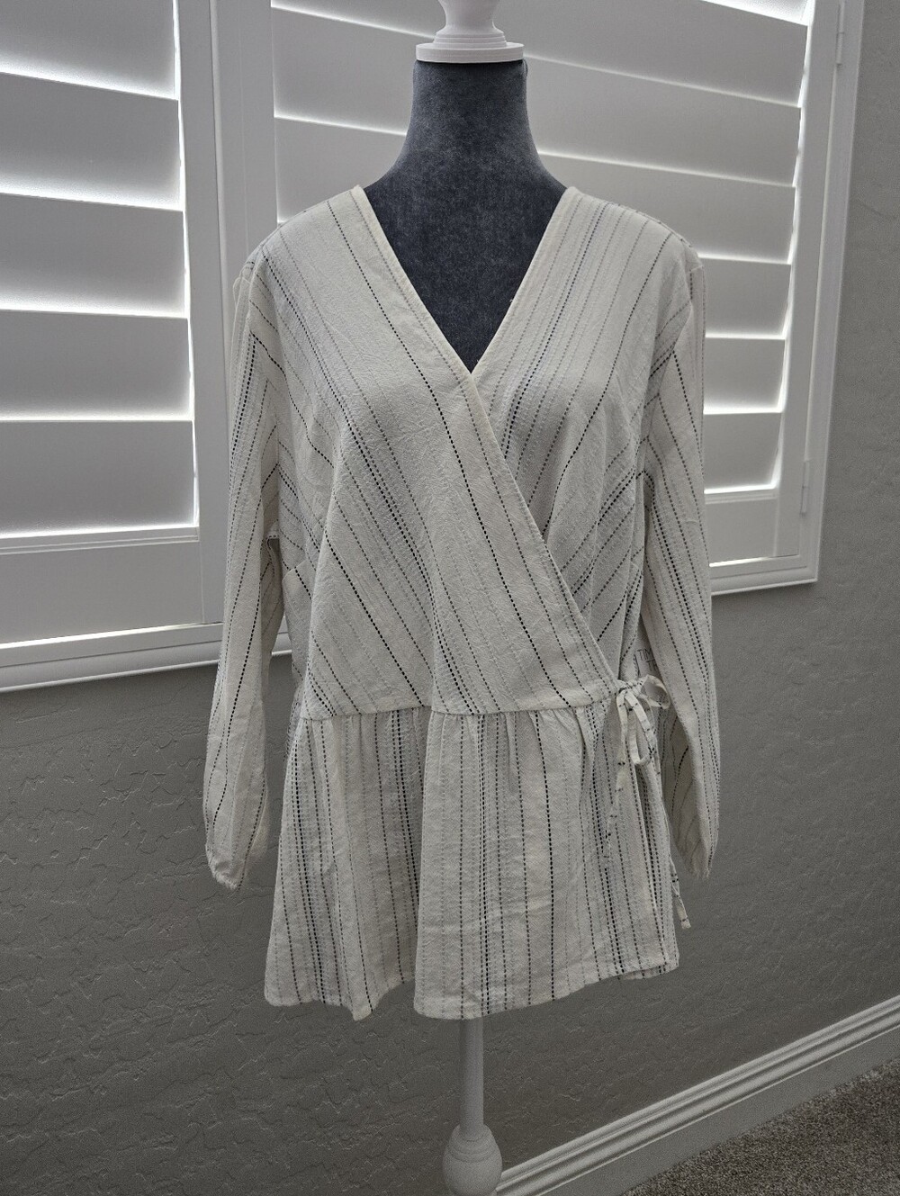 TIME and TRU Ladies Wrap Top